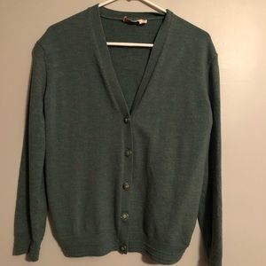 Tory Burch Large Green Cardigan